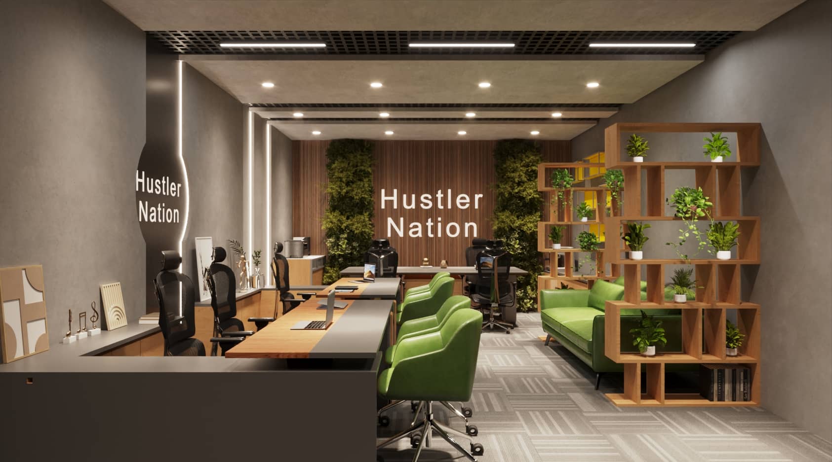 Hustler Nation - Modern Co-Working Space - Dubai, United Arab Emirates